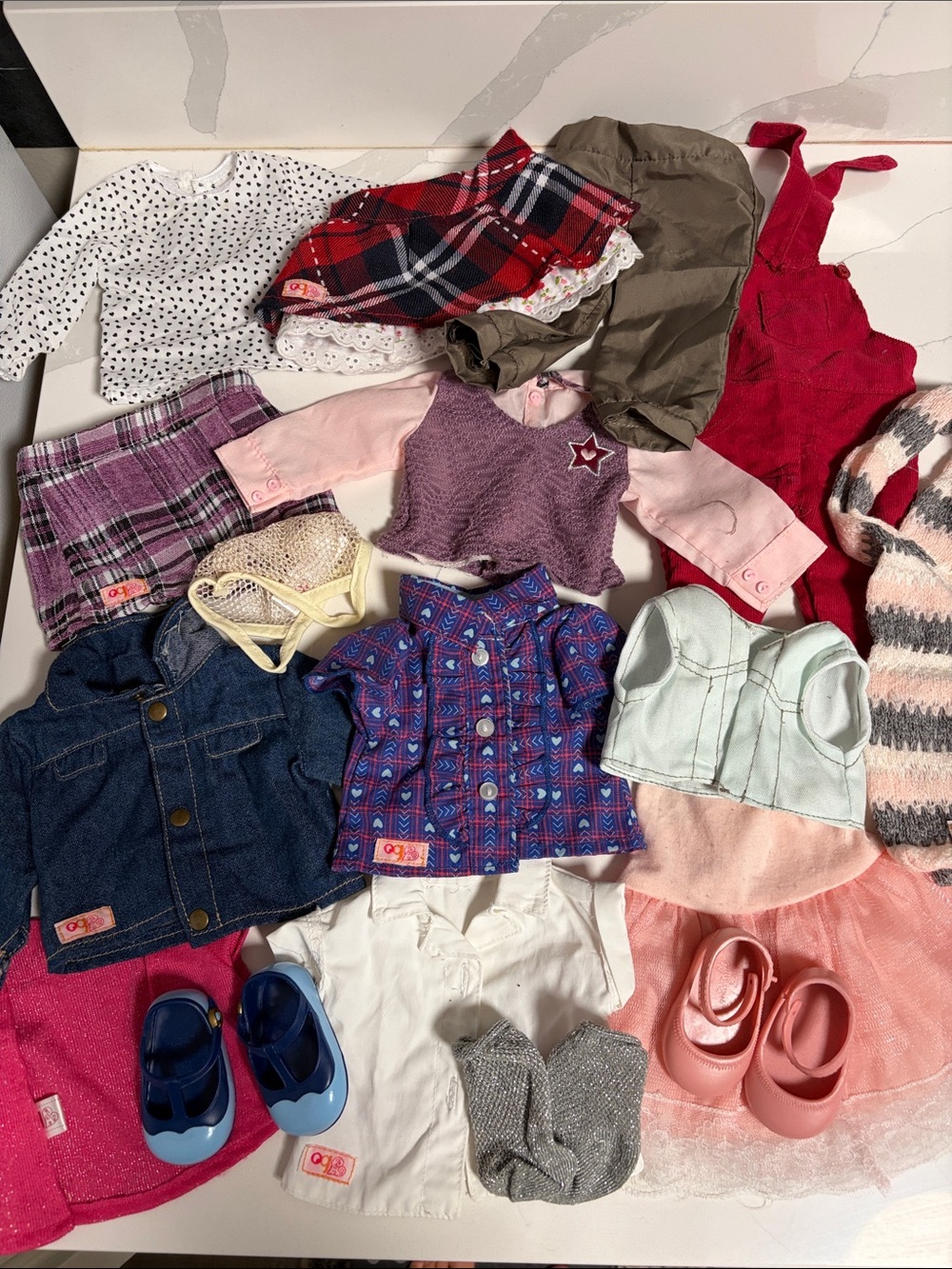 Our generation Doll Clothing Lot